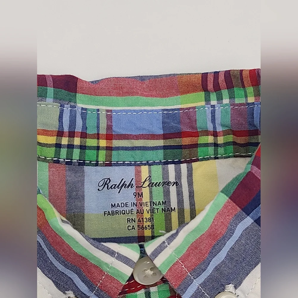 Ralph Lauren primary plaid